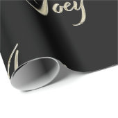 Joey Vorname Name edles Geschenkpapier Papier (Rol Hoek)