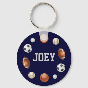 Joey World of Sports Sleutelhanger - Blue