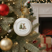 Joey's eerste kerst, gewoonte keramische bal ornament