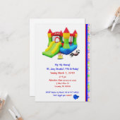 Joey's verjaardag. kaart (Voorkant / Achterkant in situ)