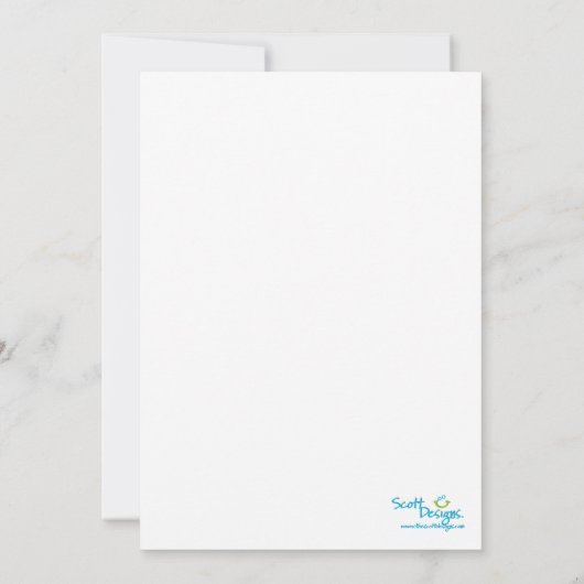 Joey's verjaardag. kaart (Achterkant)