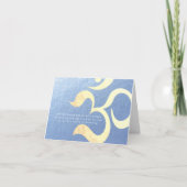 Joga Meditation Instructor Life Coach OM-offertes Kaart (Voorkant)