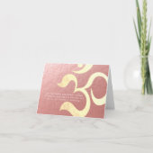 Joga Meditation Instructor Life Coach OM-offertes Kaart (Voorkant)