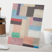 Jogakbo, Handnaaiwerk Reclamebord Met Voetstuk (Insitu)