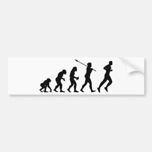 Jogger Bumpersticker (Voorkant)