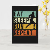 Jogger-cadeautje uitvoeren kaart (Gele Bloem)