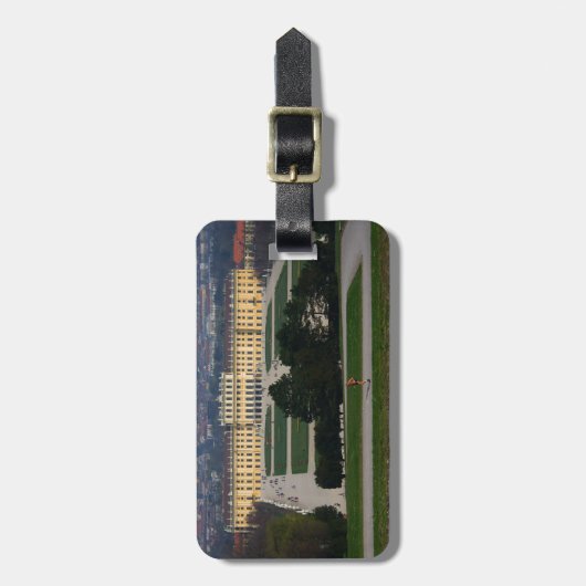 Jogger in Schönbrunn Bagagelabel (Voorkant verticaal)