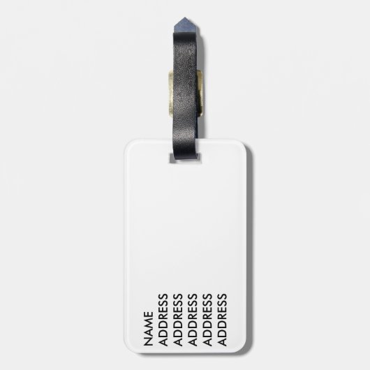 Jogger in Schönbrunn Bagagelabel (Achterkant verticaal)