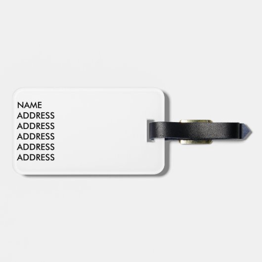 Jogger in Schönbrunn Bagagelabel (Achterkant horizontaal)