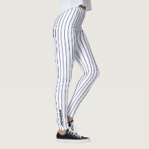 Jogger-Leggings - Black pinstripe