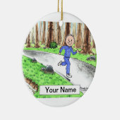 Jogger - Male Keramisch Ornament (Rechts)