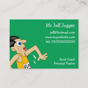 Jogger, Mr Jeff Jogger Visitekaartje