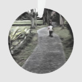 Jogging begint jong ornament (voorkant)