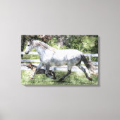 JOGGING BUDDIES WATERVERF Wrapped Canvas Print (Voorkant)