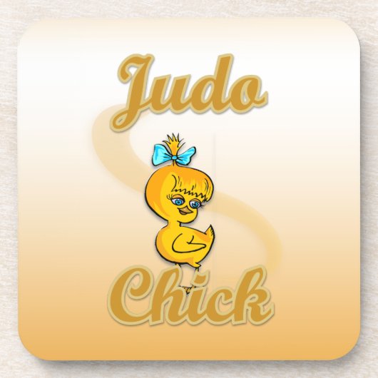 Jogging Chick Bier Onderzetter (Voorkant)