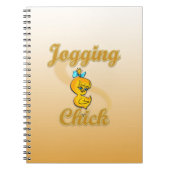 Jogging Chick Notitieboek (Voorkant)