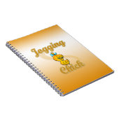 Jogging Chick Notitieboek (Rechterzijde)