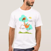 Jogging en glimlachen t-shirt (Voorkant)