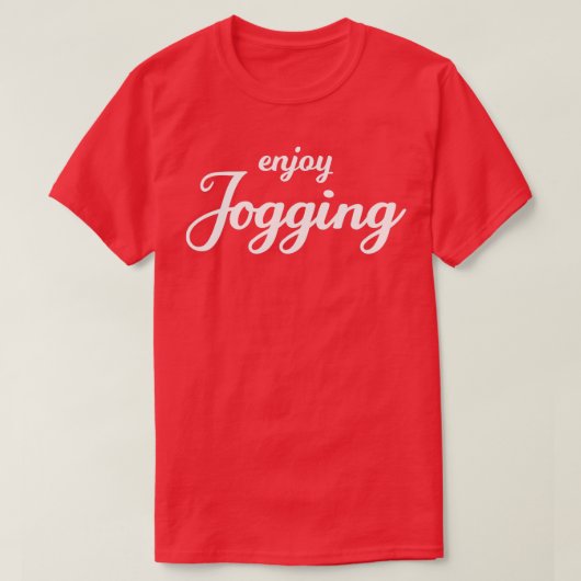 Jogging Gift voor papa mama T-shirt (Design voorkant)