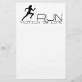 Jogging girl flyer (Achterkant)