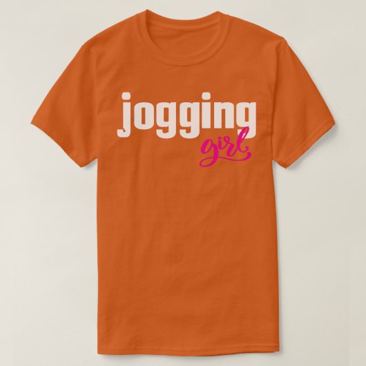 Jogging Girl Jog Runner 1 T-shirt (Design voorkant)