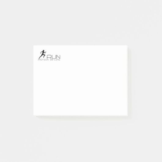 Jogging girl post-it® notes (Voorkant)