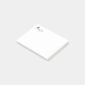 Jogging girl post-it® notes (Schuin)