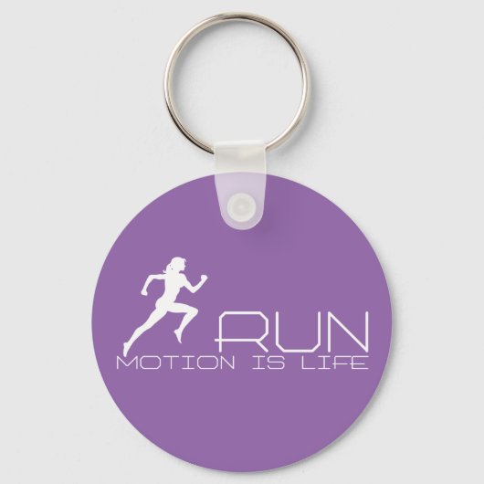 Jogging girl sleutelhanger (Voorkant)