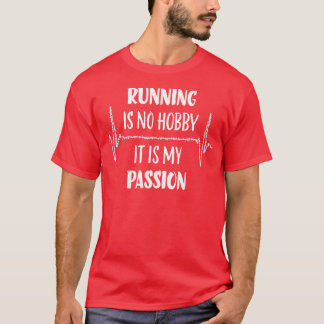 Jogging Hartslag Marathon Triathlon T-shirt