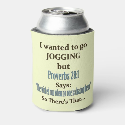 Jogging Humor Blikjeskoeler (Blikje Achterkant)