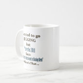 Jogging Humor Koffiemok (Voorkant links)