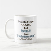 Jogging Humor Koffiemok (Links)