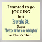 Jogging Humor Poster (Voorkant)