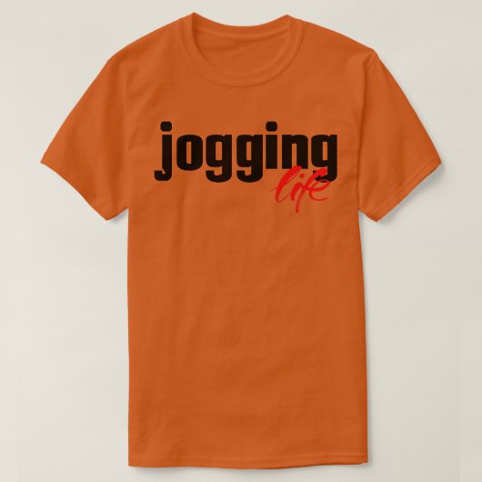 Jogging Life Jog Runner T-shirt (Design voorkant)
