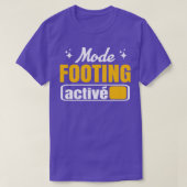 Jogging mode active humor sport grappig t-shirt (Design voorkant)