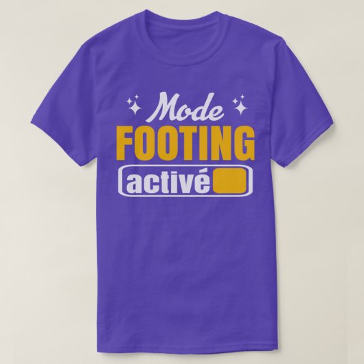 Jogging mode active humor sport grappig t-shirt (Design voorkant)