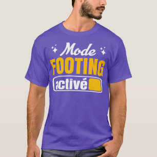Jogging mode active humor sport grappig t-shirt
