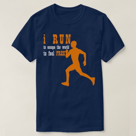 Jogging om je vrij te voelen 2 t-shirt (Design voorkant)