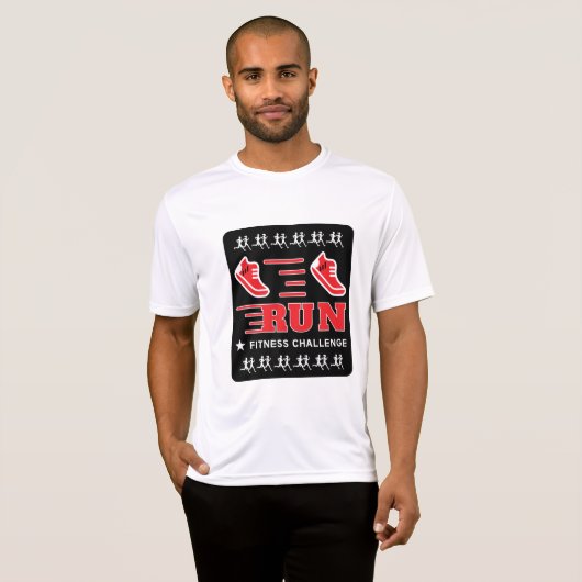 Jogging Profiteer van de juiste Mok voor Motivatie T-shirt (Voorkant volledig)