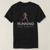 Jogging Run Marathon Fitnesscentrum T-shirt (Design voorkant)
