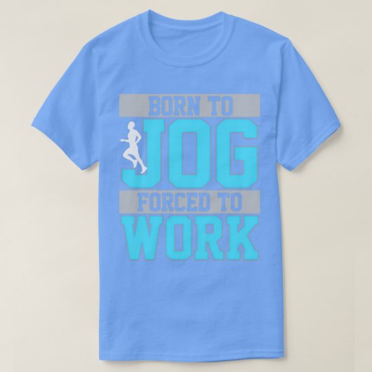 Jogging runners bij marathon gift sport amp t-shirt (Design voorkant)