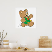 Jogging Running Beer Poster (Keuken)