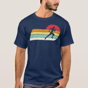Jogging Running Retro Verdrietige Stijl  T-shirt