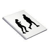 Jogging Silhouette Notitieboek (Rechterzijde)
