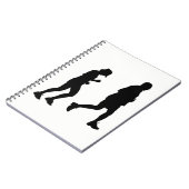 Jogging Silhouette Notitieboek (Linkerzijde)