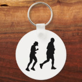 Jogging Silhouette Sleutelhanger (Voorkant)