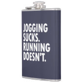 Jogging Sucks. Lopen doet het niet. Heupfles (Links)