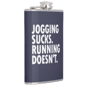 Jogging Sucks. Lopen doet het niet. Heupfles (Rechts)
