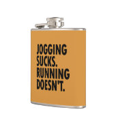 Jogging Sucks. Lopen doet het niet. Heupfles (Links)