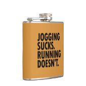 Jogging Sucks. Lopen doet het niet. Heupfles (Rechts)